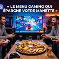 Repas soirée gaming : le menu sans graisse